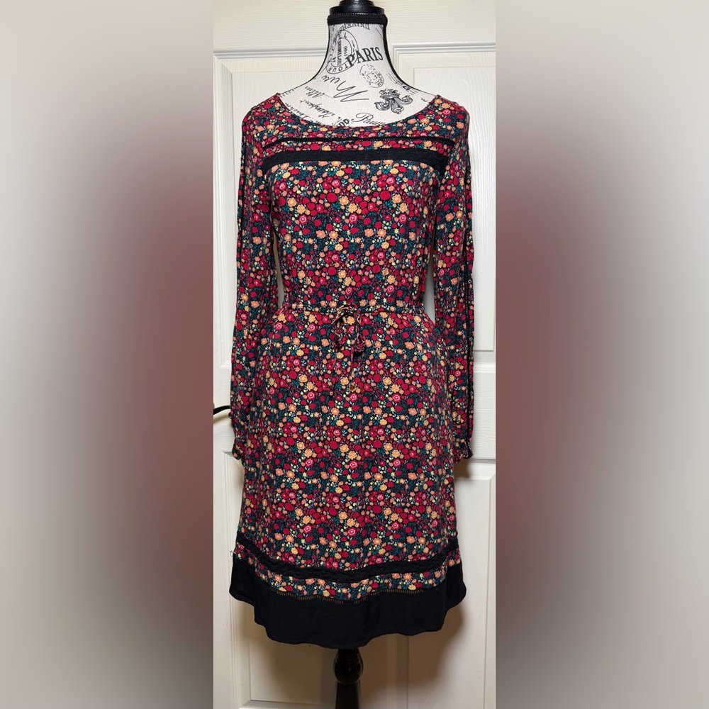 LC Lauren Conrad Woodland Wanderer Floral Long Sleeve Dress